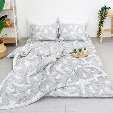 아르떼베딩 여름용 요침구세트 100%국산 요+이불+베개 솜포함 풀세트