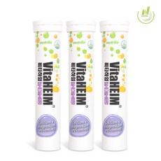 비타하임 발포 비타민 칼슘+마그네슘+비타민D, 15정, 3개