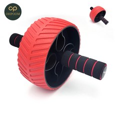 바퀴큰 ab슬라이드 무릎패드 세트 레드 뱃살빼는 운동기구, 1개