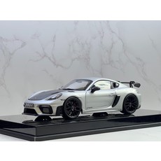 NOREV諾威爾 1/18保時捷 718 GT4 RS合金車模 銀色, 1個