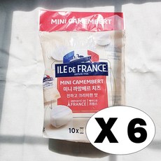 일 드 프랑스 미니 까망베르 치즈 ILE DE FRANCE CAMEMBERT 코스트코 유통, 60개, 25g
