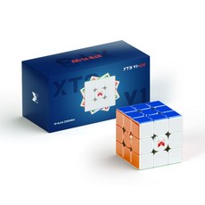 XMD XT3 v1 旗艦 先鋒 UV版 三階魔術方塊 軸磁魔術方塊, 1個, 旗艦版