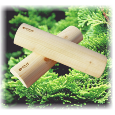 국내산 편백나무 경침 사각목침 마사지봉 편백칩 큐브 베개