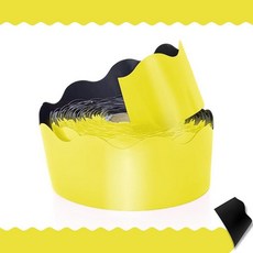 교실 화이트보드용 1.9m(49.2피트) 옐로우 자석 테두리 - 스캘럽 게시판 테두리 휴일 테마 장식용 칠판 스트립 학교 사무실 교실 홈 데코 251137, Yellow