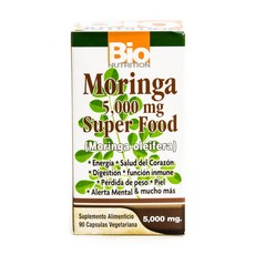 Bio Nutrition Super Food辣木萃取植物膠囊 5000mg, 90顆, 1盒