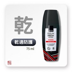 AVON 雅芳 Feelin Fresh For Men 制汗體香劑, 1個, 乾適防護