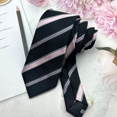 日系復古撞色條紋領帶咖啡手打學院風制服墨綠古着幾物vintage潮黑粉條紋默認顏色