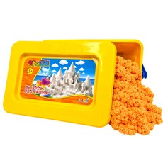 촉촉이 모래놀이 대용량 단품, 1개, 3700g, 오렌지
