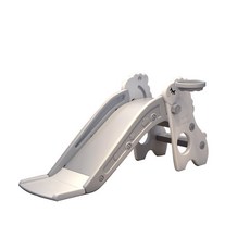 실내 가정용 소프트 미끄럼틀 놀이기구 계단 포함 쿠션 클라이밍 기능 어린이집 키즈카페용, 1개, 메이메이 양 미끄럼틀 화이트그레이