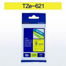 브라더 테이프카트리지 TZ621(9mm Yellow Black)_000gf, 단일