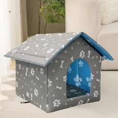 사계절 통기성 탈부착 세탁 야외 방수 고양이강아지 펫 네스트, 1개, 1. 10