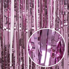 행사 생일 크리스마스 파티커튼 꾸미기 연핑크