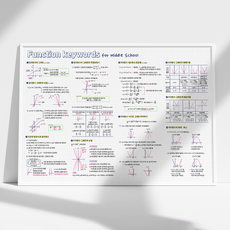중학함수 핵심키워드 수학포스터, (A2) 포스터 + (A4) 휴대용 포스터