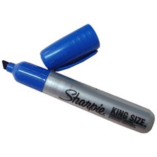Sharpie 萬用筆 方嘴斜頭大號記號筆 核電鋼板輪滑場地記號筆 Sharpie15001, 藍