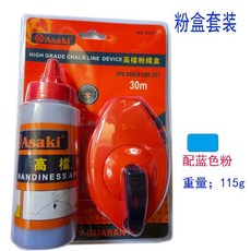 墨斗 木工工具 墨鬥粉線盒 30米線粉鬥木工劃線打線彈線器安裝墨鬥劃線器打墨工具, 雅賽奇粉線盒, 1個