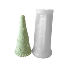 크리스마스 트리 3D 수제 비누 만들기 양초용 크리스마스 트리 실리콘 몰드