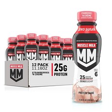 Muscle Milk 정품 쉐이크 딸기 300ml 12팩, 12개