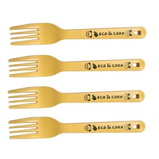 옥수수 주니어 포크4P세트/도시락 수저/유아 포크, 1개