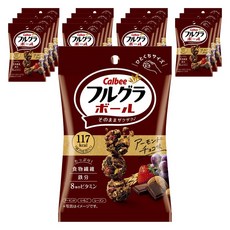 Calbee 卡樂比 水果穀物燕麥球 杏仁&草莓&巧克力口味, 16包, 26g