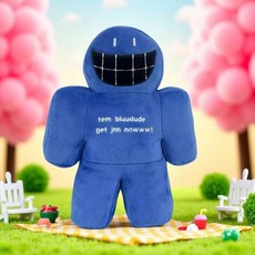 포세이큰 찬스 플러시 봉제인형 선물용 인테리어소품, 1개, 6_블루 큰 입 인형 20cm 120g, 20cm