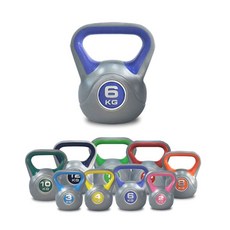 스타일리쉬 케틀벨 6KG 캐틀벨 덤벨 아령 캐틀밸, 상세페이지 참조, 1개