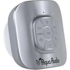 샤워 스피커 블루투스 방수 흡착컵 포함 10시간 재생/내장 마이크 실버, Silver