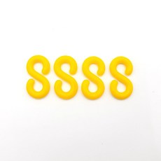 S자형 플라스틱체인 연결고리 4개 1세트