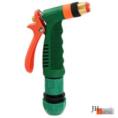 JH 세차건 파워신주 71036-1 호스 13-19mm 분사기 스프레이 분무 노즐, 초록색, 13mm