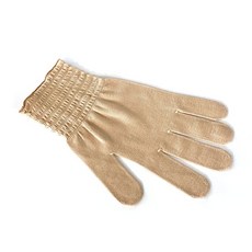 永傑 15針淑女手套 S/M 簡易包/盒裝 膚/紫紅 保養手套 絲襪材質