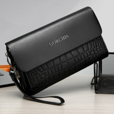 남성 프리미엄 악어무늬 클러치백 558B