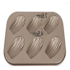 올샵플러스 동물마들렌팬 3-마들렌틀-붕어빵 마들렌 팬 6구 제과제빵 틀, 4-마들렌틀-토끼