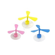 WIZIMALL 장식용 미니 프로펠러 예쁜미니장식품, 옐로우