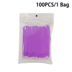 100/200pcs Micro Brh Ultra-Fine Needle Nano Cotton Swab Automotive Detail Disposable Paint Head, 01 1PC