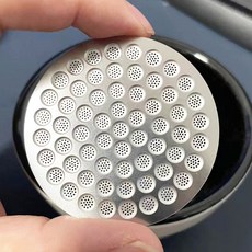 XHYKFFILTER 51/58.5mm 에스프레소 퍽 스크린 Portafilter 홈 바구니 액세서리 용 더블 레이어 금속 커피 재사용 가능한 필터, 51mm