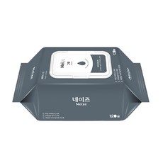 네이즈 그랑 물티슈 캡형, 120매, 10개