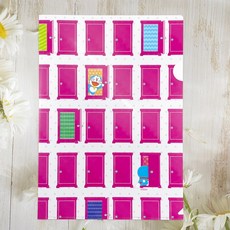 【現貨】日本製 Doraemon 多拉a夢 50週年紀念 A4 資料夾 L夾 文件夾 小鶴日貨, 1個, 白色