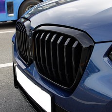 X3 그릴 퍼포먼스 블랙 튜닝 파츠 2018년-2024년 G01 호환 용품, 02. 블랙 (두줄타입) 2018년~2021년, 1세트, BMW X3