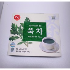 쑥차 맛있어서 집에서 쟁여두고 먹는 차 HACCP 안전관리인증 영양 가득 몸에 좋은 속편한 차, 18g, 15개입, 1개