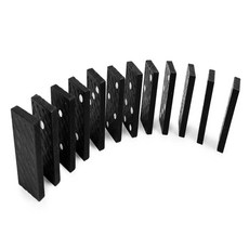 도미노 장난감 플라스틱 블랙 1.9x3.5cm 28개 1세트