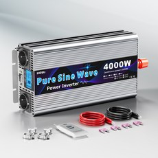 HOULI 순수정현파 220V 인버터 3000W~7000W 정격 1500W~3500W 12V 24V 차량 캠핑용, 1개, 4000W-24V 1개, 4000W-24V