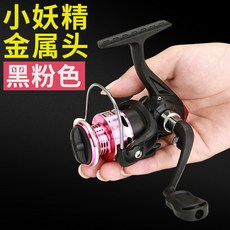 KEDI MX 全金屬紡車輪 遠投路亞漁輪, 超小普款800型（黑粉）