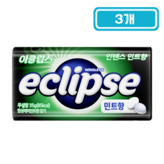 이클립스 인텐스 민트향 캔디, 35g, 3개