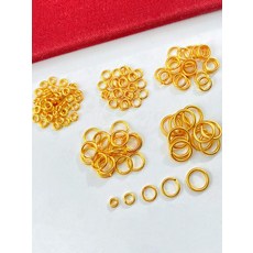 오산역 은계지구 S925 은 계피 골드 손목줄, 1. 2mm