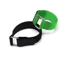 反扣魔術貼紮帶 鐵扣自粘式固定帶 捆綁帶, 1個, 鐵扣反扣黑色2cm*15cm*6條