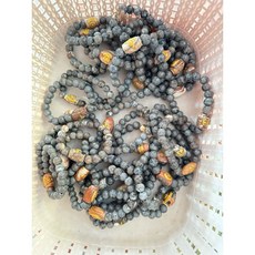 泰國龍宮黑靈骨手鍊 (10-11mm) 隨機出貨 男女皆宜 能量手鍊 平安健康, 1個