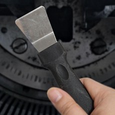 주방 청소 스크레이퍼 꺾임형 손잡이 가스레인지 기름때 찌든때 제거 청소도구, 1개
