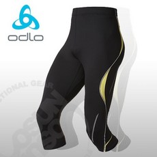 ODLO 男款高彈快排七分壓力褲
