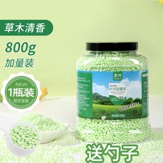柔 C (Roukun) 衣物留香珠 72小時長效香氛 800克/瓶, 1個, 草木清香【1瓶裝】,800g