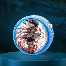 臺灣-出貨 【新款熱銷】新款哪吒敖丙悠悠球兒童入門初學者溜溜球自動迴旋女孩小學生 GDW5, 哪吒1-藍色1個, 1個