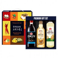 요리3종(B) 선물세트( 전복간장 백설요리올리고당 해표양조식초) 설선물세트, 1개
